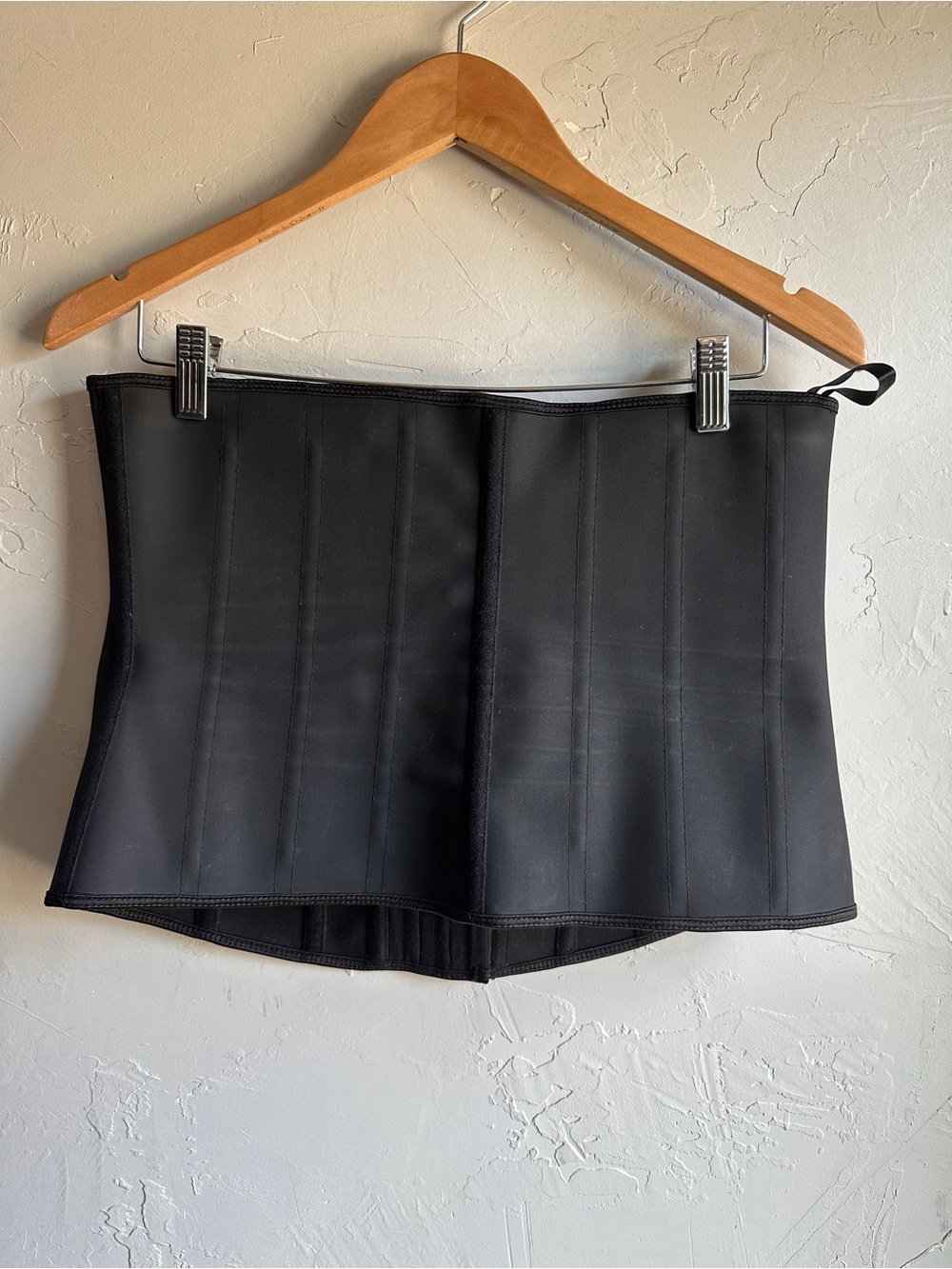 YIANNA Black Waist Trainer Corset Belt Shapewear Waist Cincher Compression XL